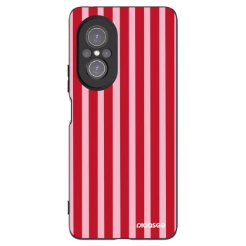 Picasee silikonový černý obal pro Huawei Nova 9 SE - Lines red