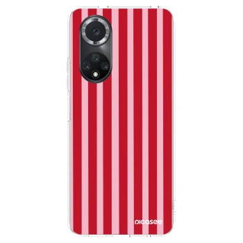 Picasee silikonový průhledný obal pro Huawei Nova 9 SE - Lines red