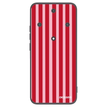 Picasee silikonový černý obal pro Honor Magic5 Lite 5G - Lines red