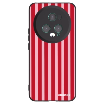 Picasee silikonový černý obal pro Honor Magic5 Pro - Lines red