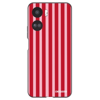Picasee silikonový černý obal pro Honor 90 Lite 5G - Lines red