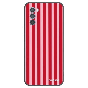 Obal pro Motorola Moto G62 - Lines red