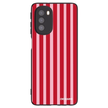 Obal pro Motorola Moto G51 - Lines red