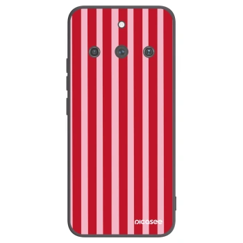 Picasee silikonový černý obal pro Realme 11 Pro+ - Lines red