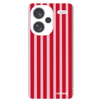Picasee silikonový průhledný obal pro Xiaomi Redmi Note 13 Pro+ 5G - Lines red