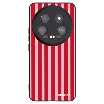 Picasee silikonový černý obal pro Xiaomi 14 Ultra - Lines red
