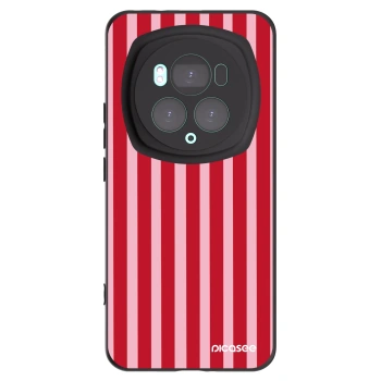 Picasee silikonový černý obal pro Honor Magic6 Pro - Lines red