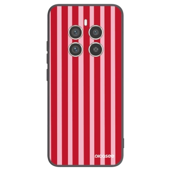 Picasee silikonový černý obal pro Realme 12 Pro 5G - Lines red