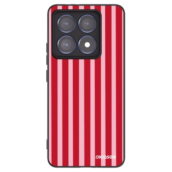 Picasee silikonový černý obal pro Xiaomi 14T Pro - Lines red