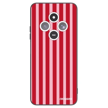 Picasee silikonový černý obal pro Xiaomi Redmi 14C - Lines red