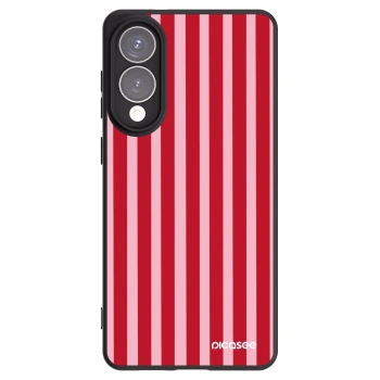 Picasee silikonový černý obal pro Samsung Galaxy S25 Edge 5G - Lines red