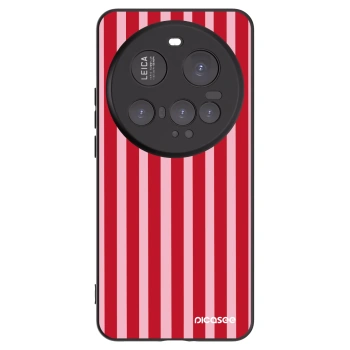 Picasee silikonový černý obal pro Xiaomi 15 Ultra - Lines red