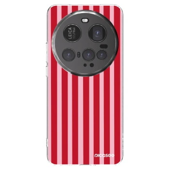 Picasee silikonový průhledný obal pro Xiaomi 15 Ultra - Lines red