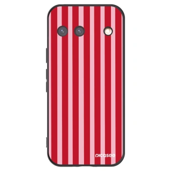 Picasee silikonový černý obal pro Google Pixel 9 - Lines red