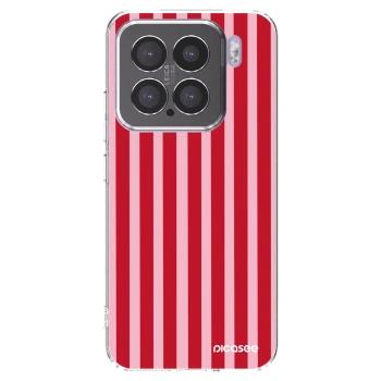 Picasee silikonový průhledný obal pro Xiaomi 15 - Lines red