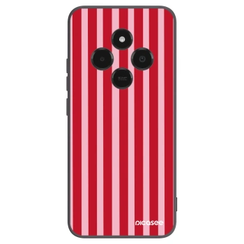 Picasee silikonový černý obal pro Xiaomi Poco C75 - Lines red