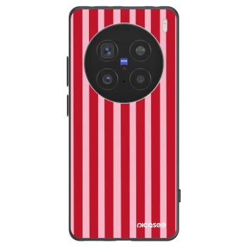 Picasee silikonový černý obal pro Vivo X200 Pro - Lines red