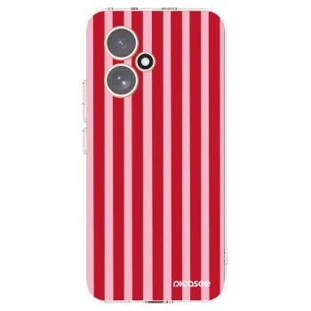 Picasee silikonový průhledný obal pro Honor 400 5G - Lines red