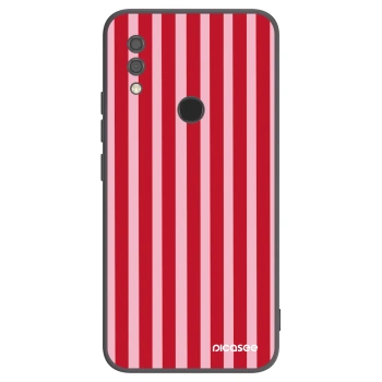 Picasee silikonový černý obal pro Xiaomi Redmi 7 - Lines red
