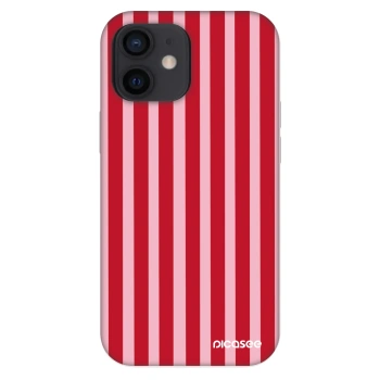 Obal pro Apple iPhone 12 mini - Lines red