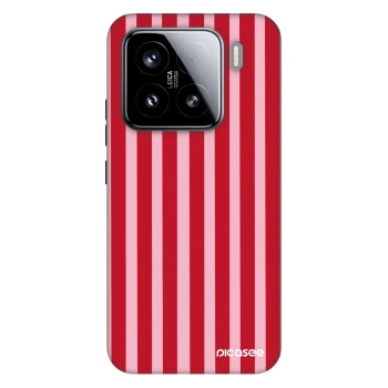 Obal pro Xiaomi 15 - Lines red