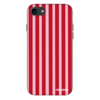 Obal pro Apple iPhone SE 2022 - Lines red
