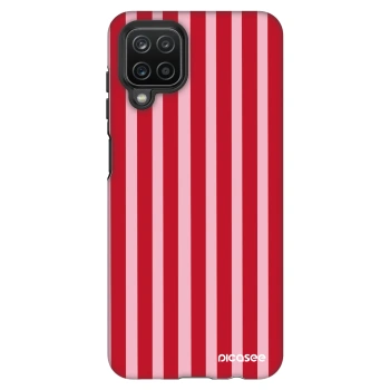 Obal pro Samsung Galaxy A12 A125F - Lines red