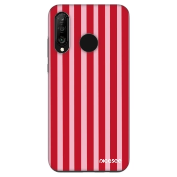 Obal pro Huawei P30 Lite - Lines red