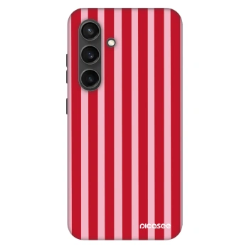 Obal pro Samsung Galaxy S24 S921B 5G - Lines red