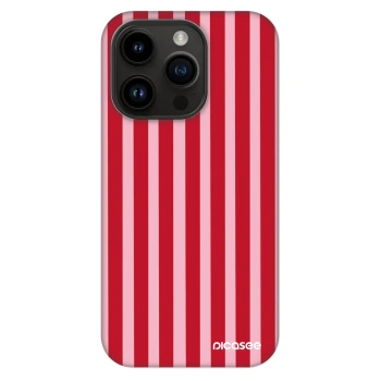 Obal pro Apple iPhone 14 Pro - Lines red