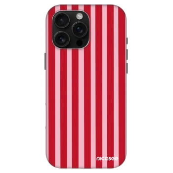 Obal pro Apple iPhone 16 Pro Max - Lines red
