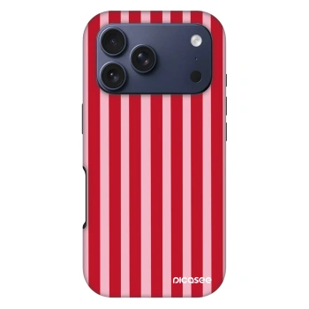 Obal pro Apple iPhone 17 Pro - Lines red