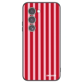 Picasee silikonový černý obal pro Xiaomi Redmi 15 5G - Lines red