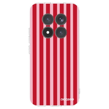 Picasee silikonový průhledný obal pro Xiaomi Redmi Note 15 Pro+ - Lines red