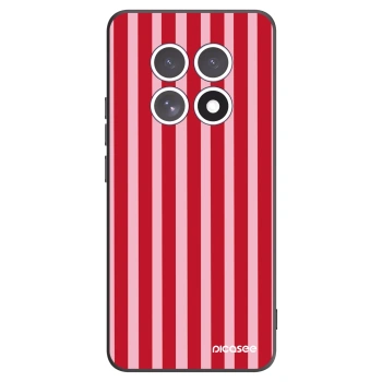 Picasee silikonový černý obal pro Xiaomi Redmi Note 15 4G - Lines red