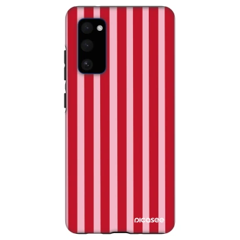 Obal pro Samsung Galaxy S20 FE - Lines red