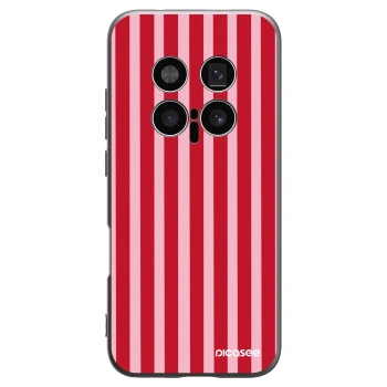 Picasee silikonový černý obal pro Honor Magic8 Pro 5G - Lines red