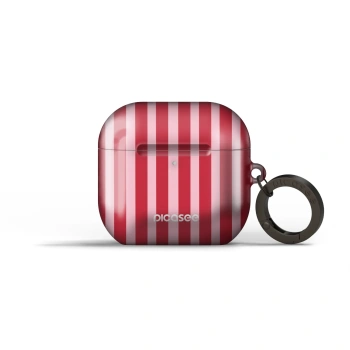 Obal pro Apple AirPods 4 - Lines red