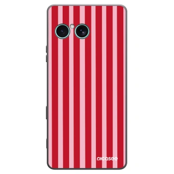 Picasee silikonový černý obal pro Sony Xperia 10 VII - Lines red