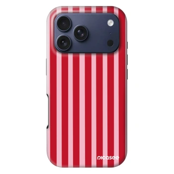 Picasee Fashion Case MagSafe Apple iPhone 18 Pro - Lines red