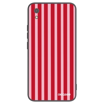 Picasee silikonový černý obal pro Xiaomi Redmi 7A - Lines red