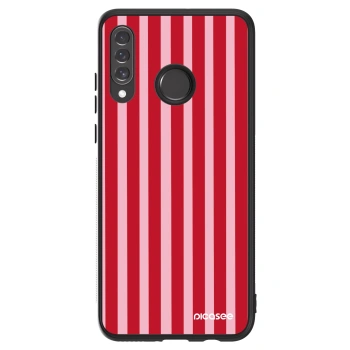 Picasee ULTIMATE CASE pro Huawei P30 Lite - Lines red