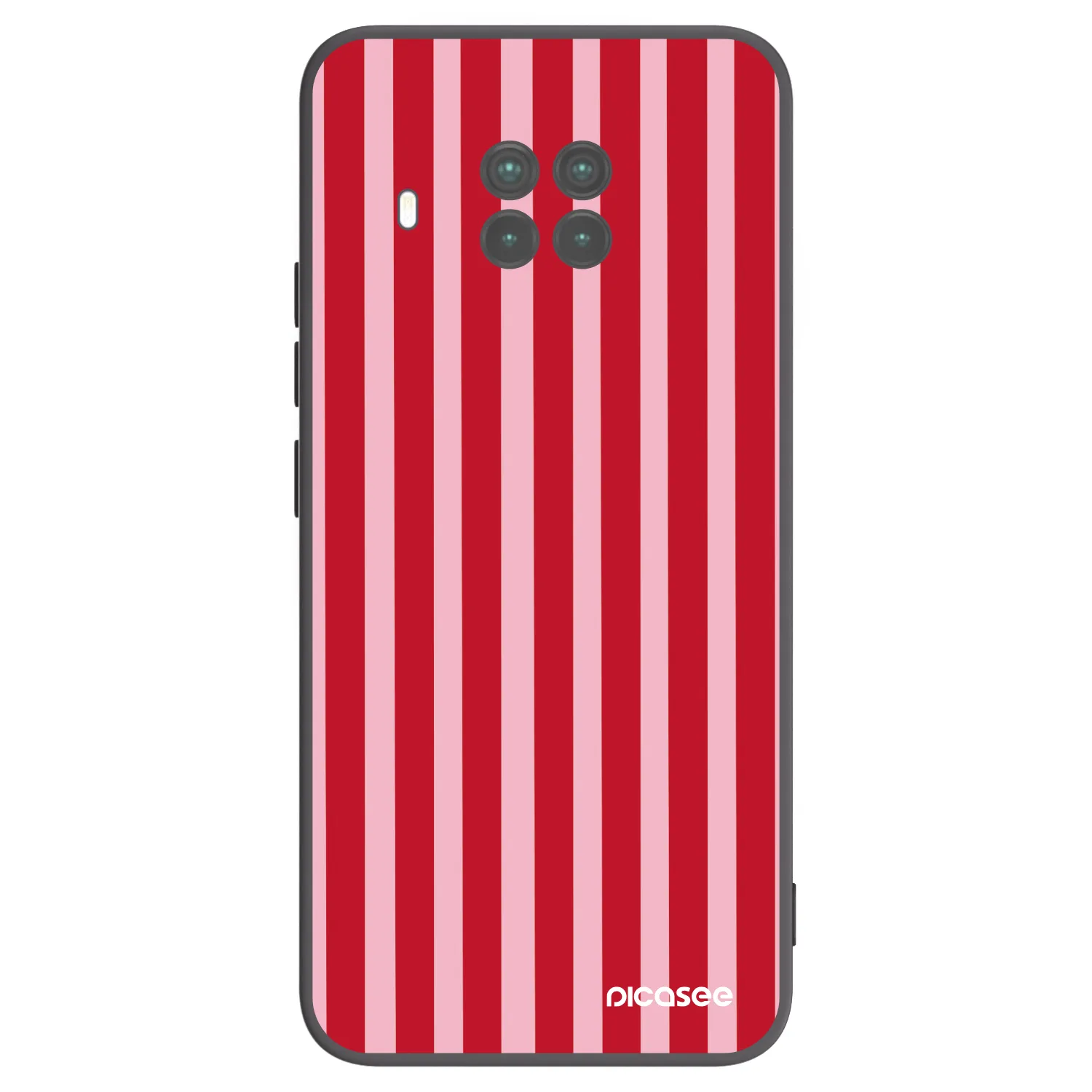 Picasee silikonový černý obal pro Xiaomi Mi 10T Lite - Lines red