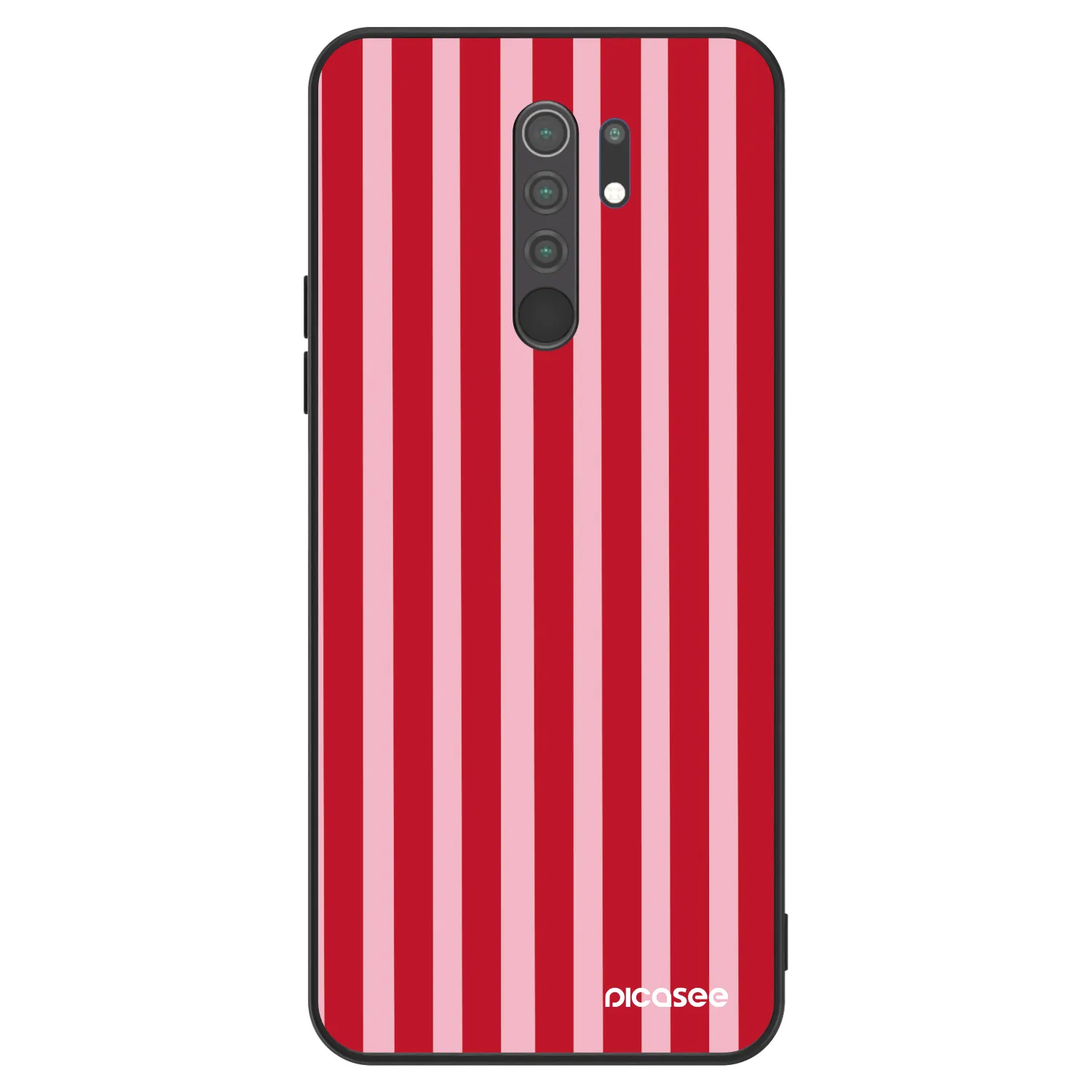 Picasee ULTIMATE CASE pro Xiaomi Redmi 9 - Lines red