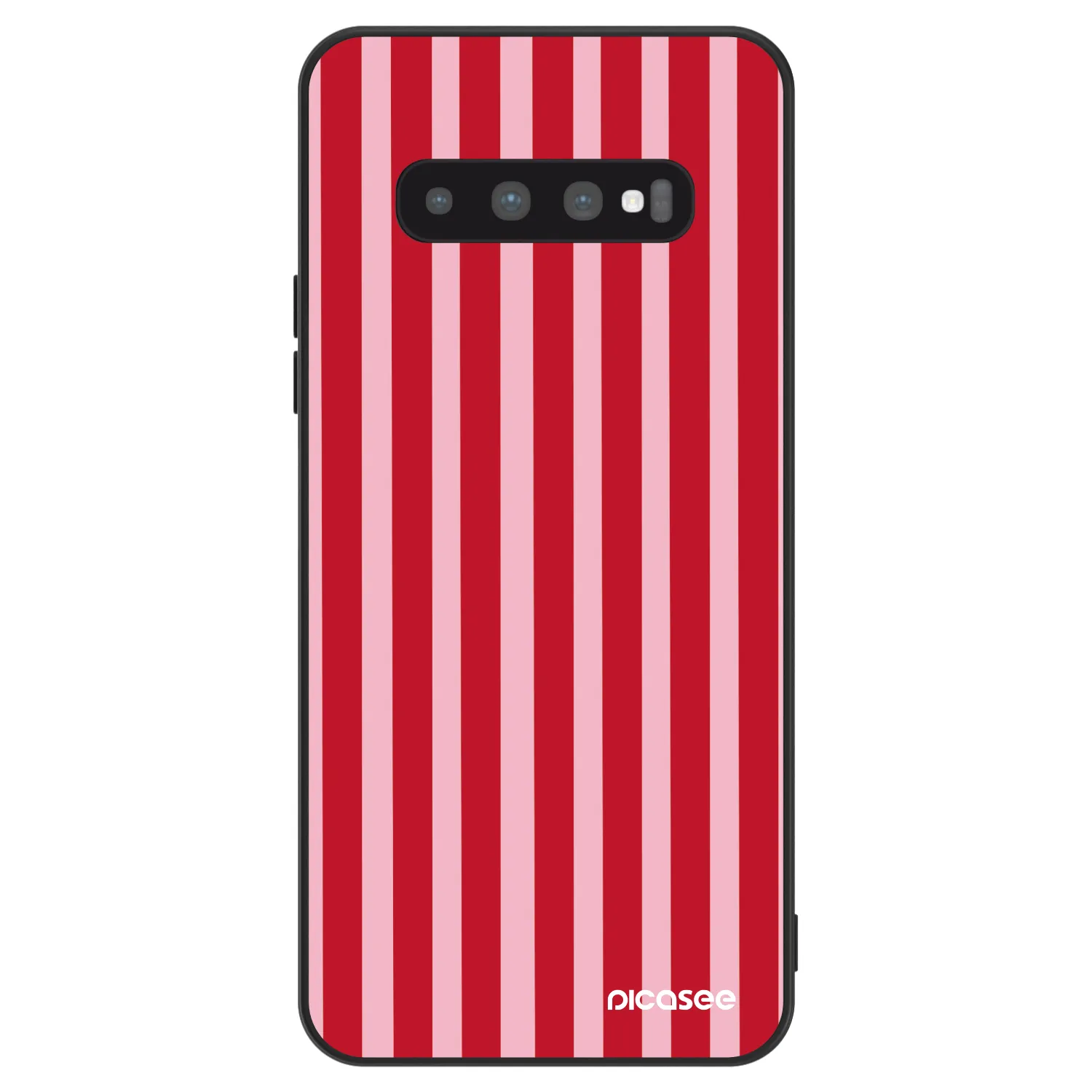 Picasee ULTIMATE CASE pro Samsung Galaxy S10 G973 - Lines red