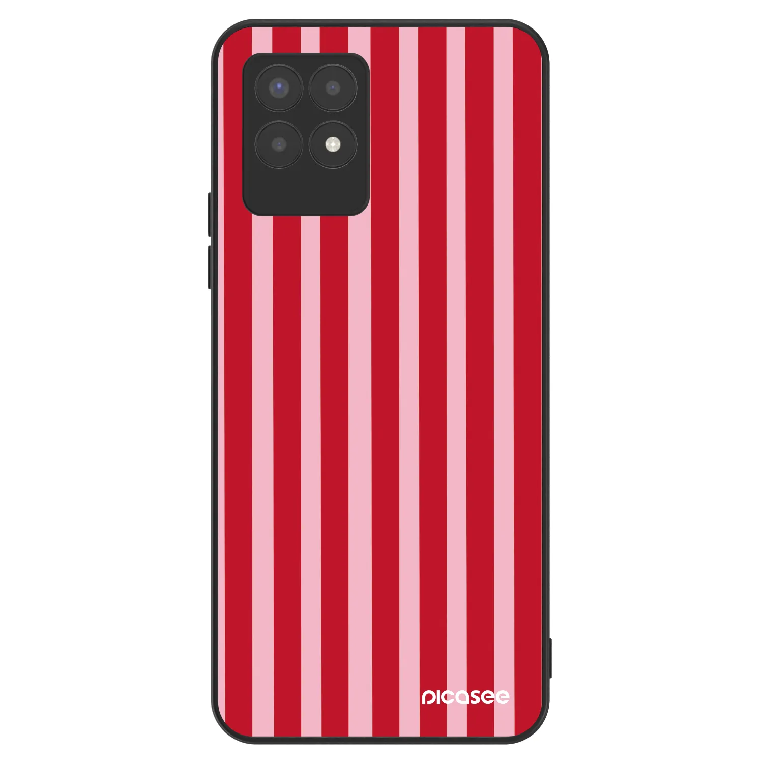 Picasee ULTIMATE CASE pro Realme 8i - Lines red
