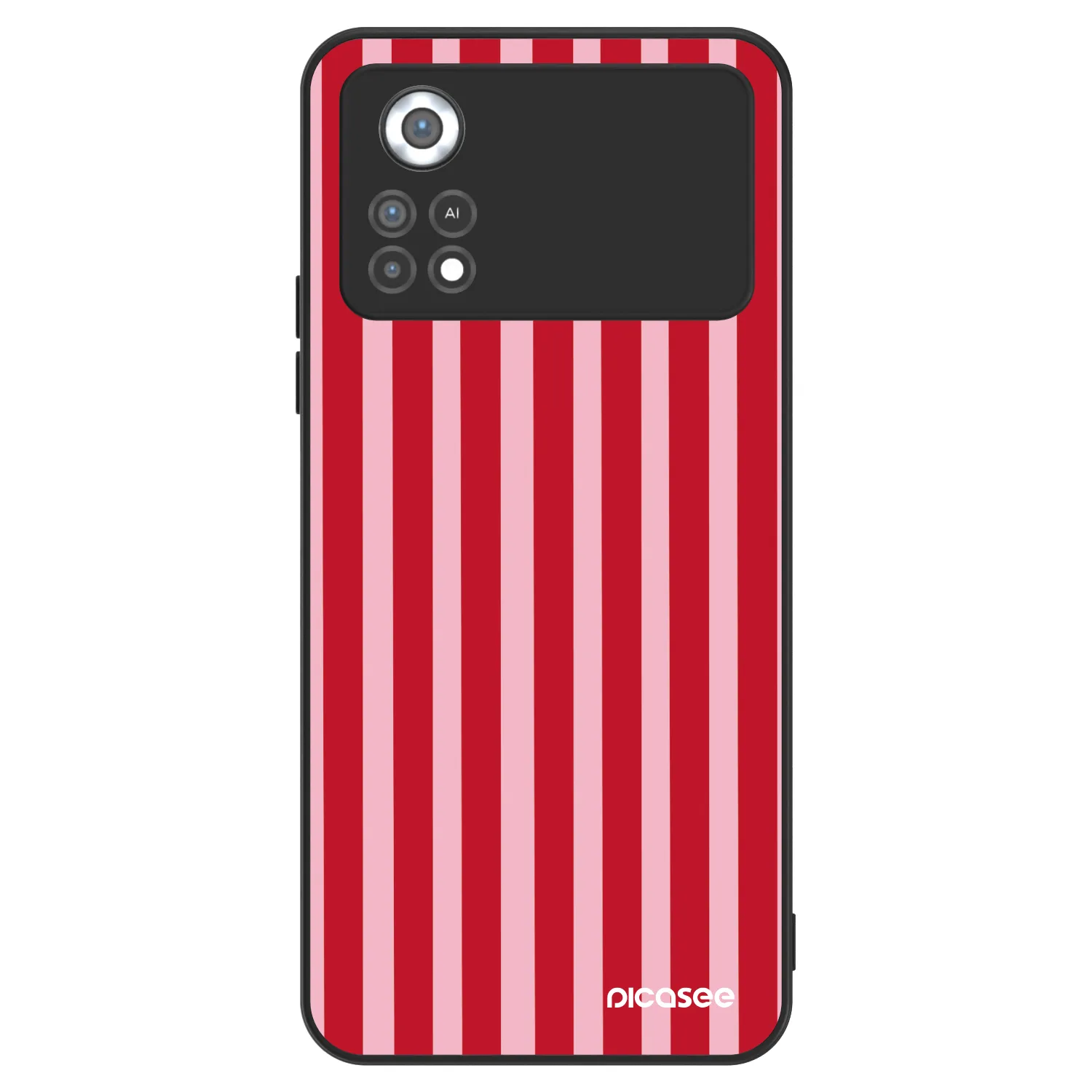 Picasee ULTIMATE CASE pro Xiaomi Poco X4 Pro 5G - Lines red