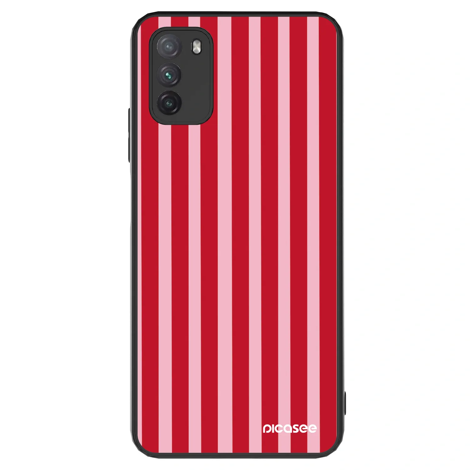 Picasee ULTIMATE CASE pro Xiaomi Poco M3 - Lines red