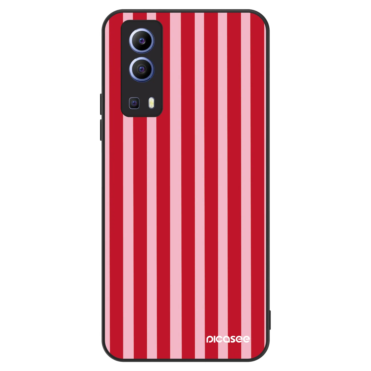 Picasee ULTIMATE CASE pro Vivo Y52 5G - Lines red
