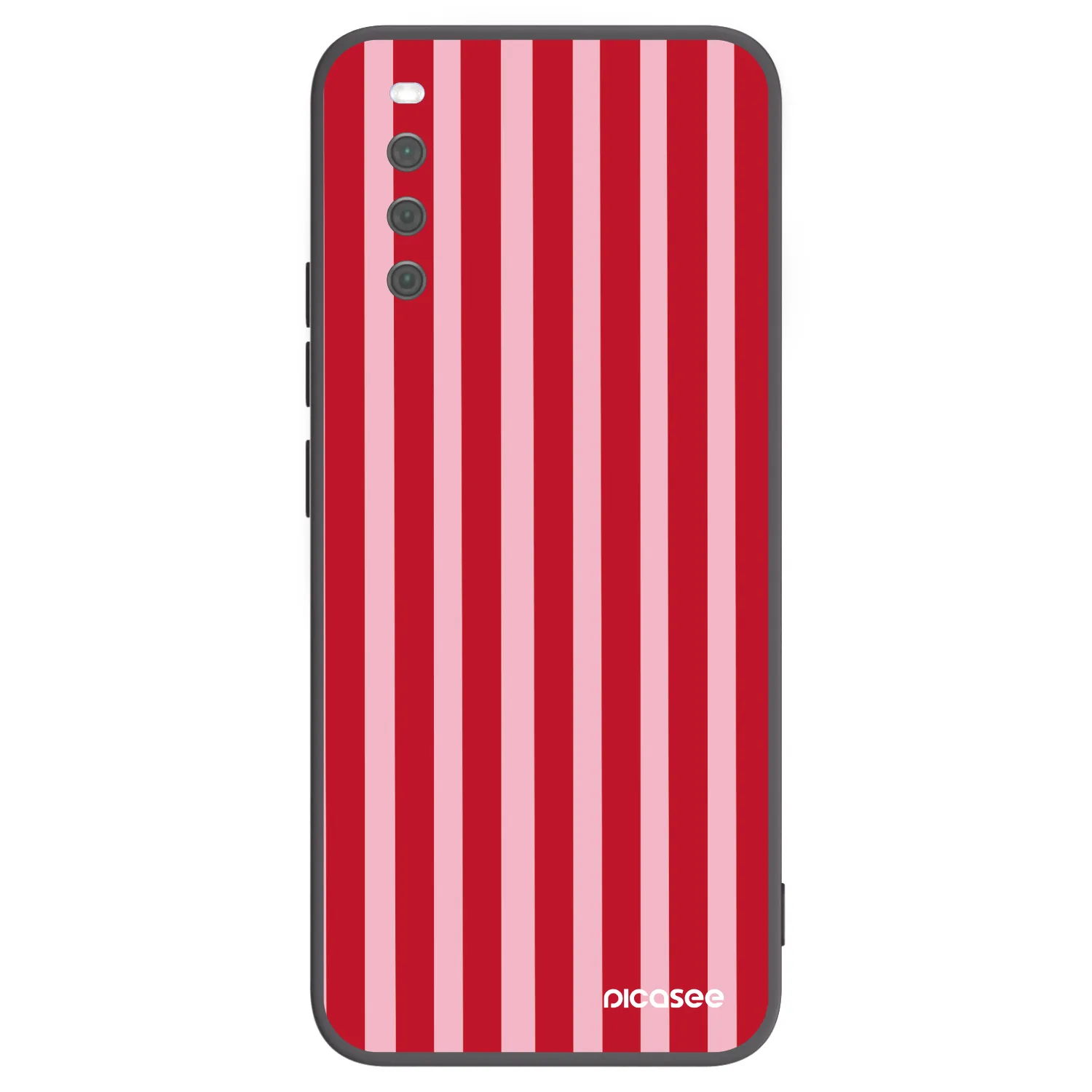 Picasee silikonový černý obal pro Sony Xperia 10 III - Lines red